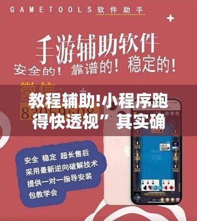 教程辅助!小程序跑得快透视	”其实确实有挂