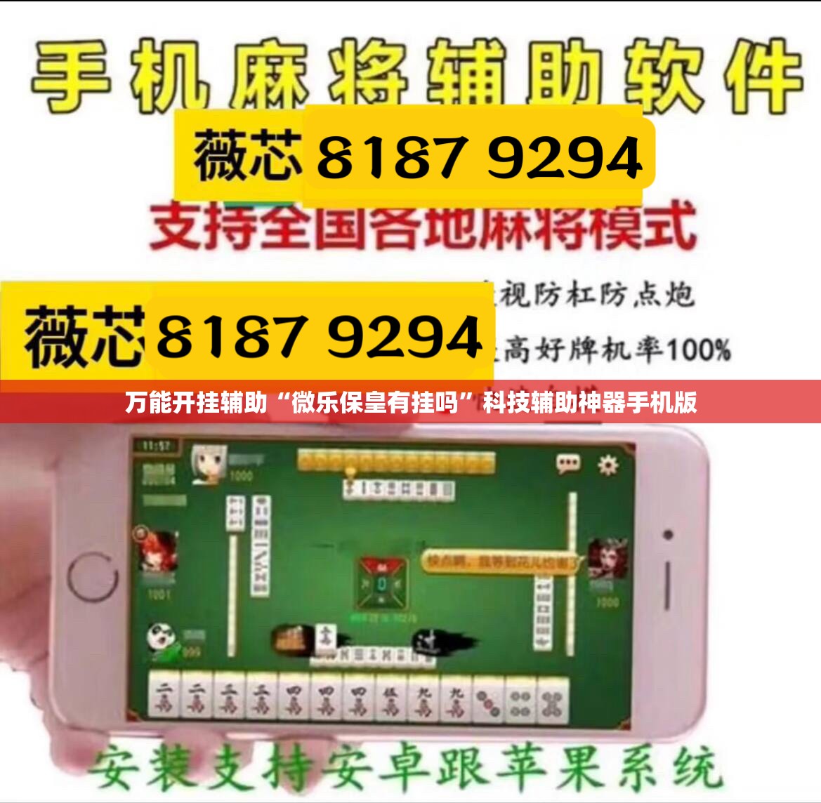 万能开挂辅助“微乐保皇有挂吗”科技辅助神器手机版