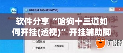 软件分享“哈狗十三道如何开挂(透视)”开挂辅助脚本+详细开挂安装教程