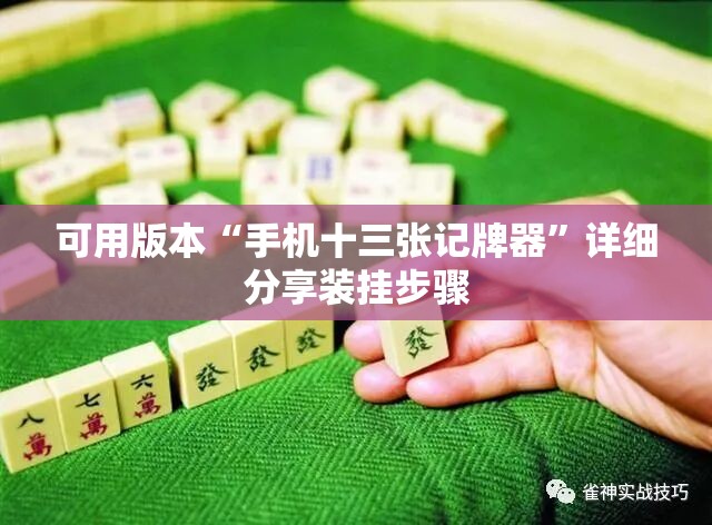 可用版本“手机十三张记牌器	”详细分享装挂步骤