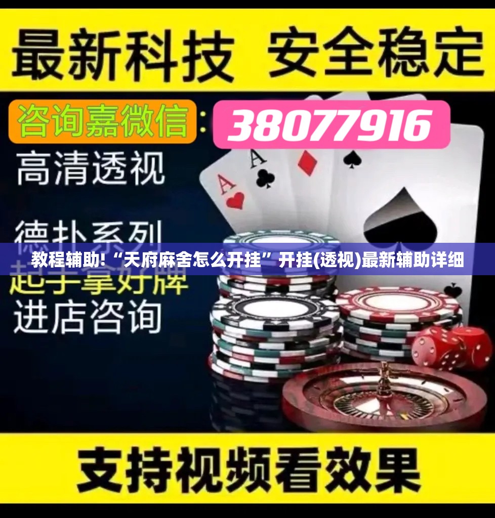 教程辅助!“天府麻舍怎么开挂”开挂(透视)最新辅助详细