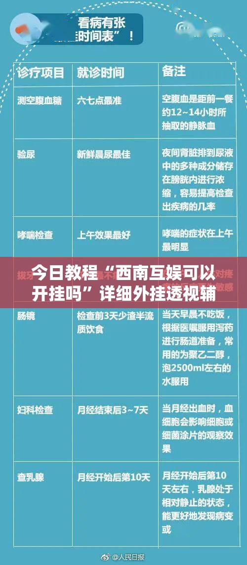 今日教程“西南互娱可以开挂吗”详细外挂透视辅助软件教程