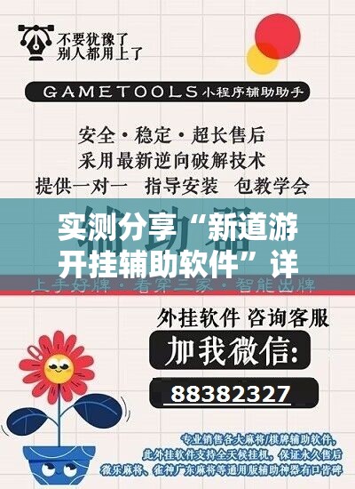实测分享“新道游开挂辅助软件”详细分享装挂步骤