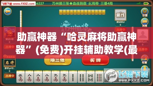 助赢神器“哈灵麻将助赢神器”(免费)开挂辅助教学(最新辅助开挂教程)