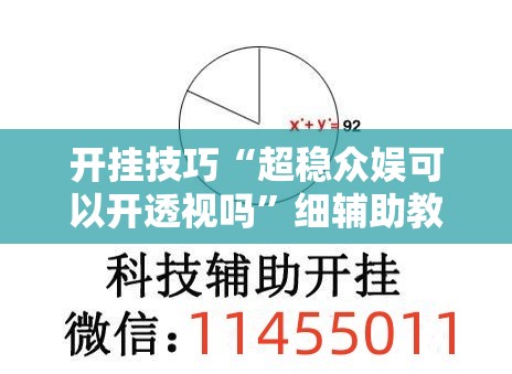 开挂技巧“超稳众娱可以开透视吗	”细辅助教程分享