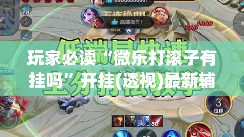 玩家必读“微乐打滚子有挂吗”开挂(透视)最新辅助详细