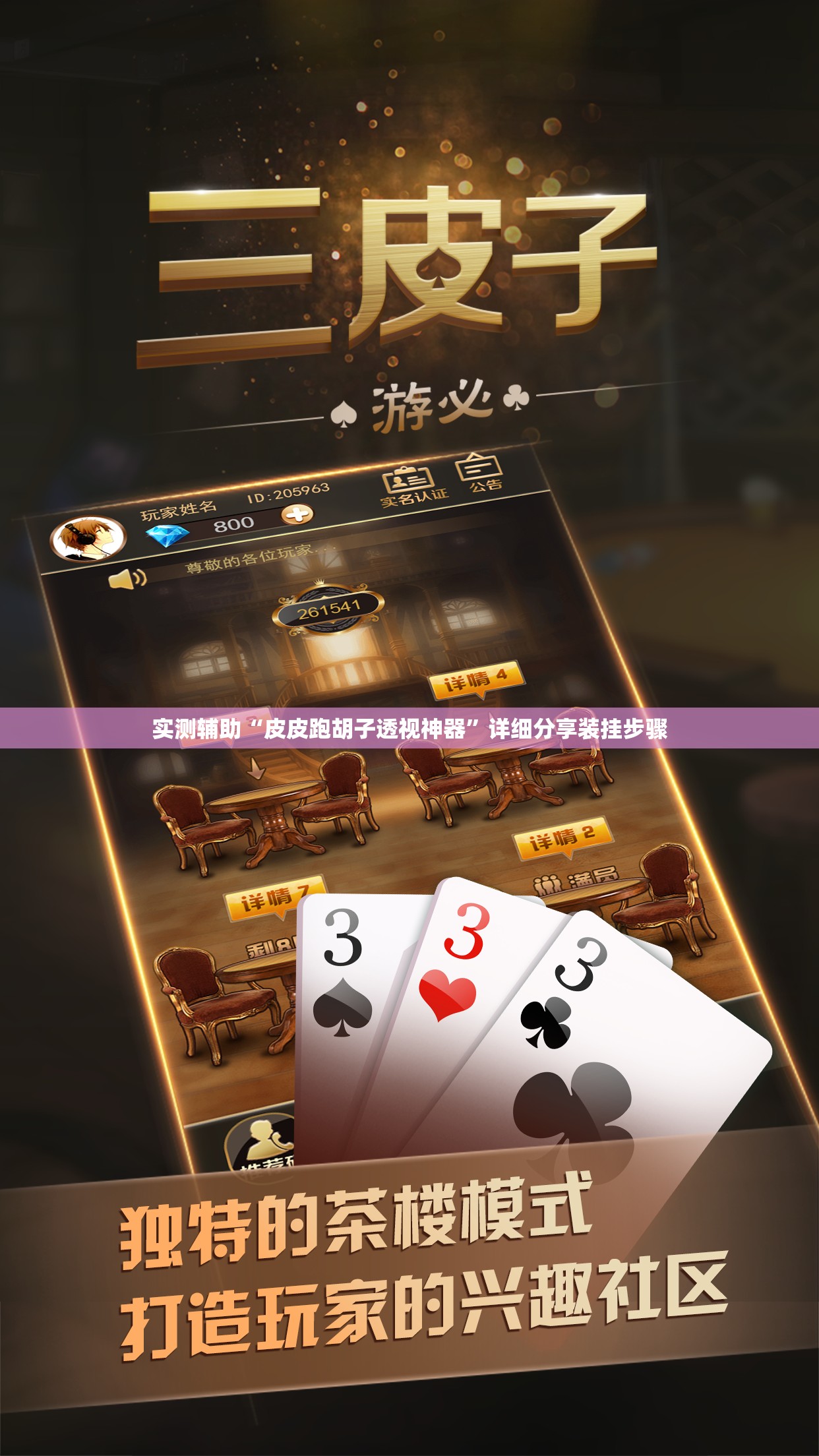 实测辅助“皮皮跑胡子透视神器	”详细分享装挂步骤