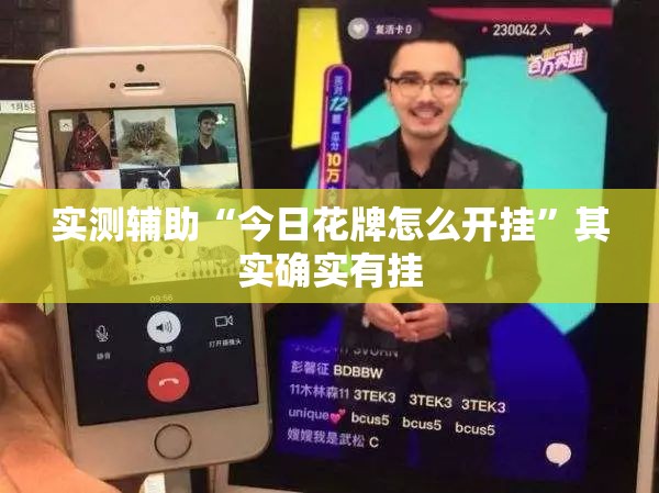 实测辅助“今日花牌怎么开挂”其实确实有挂
