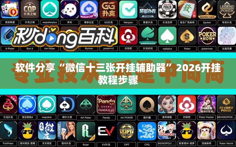 软件分享“微信十三张开挂辅助器”2026开挂教程步骤