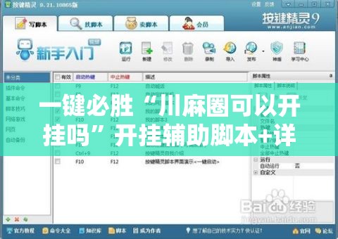一键必胜“川麻圈可以开挂吗	”开挂辅助脚本+详细开挂安装教程