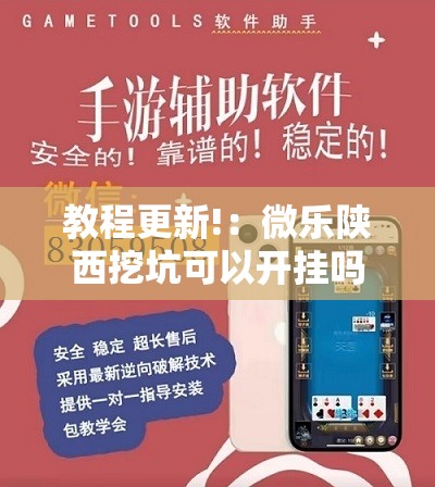 教程更新!：微乐陕西挖坑可以开挂吗”详细分享装挂步骤