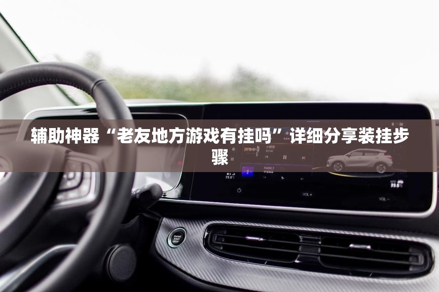 辅助神器“老友地方游戏有挂吗”详细分享装挂步骤