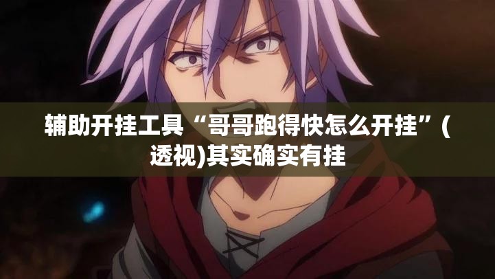 辅助开挂工具“哥哥跑得快怎么开挂”(透视)其实确实有挂