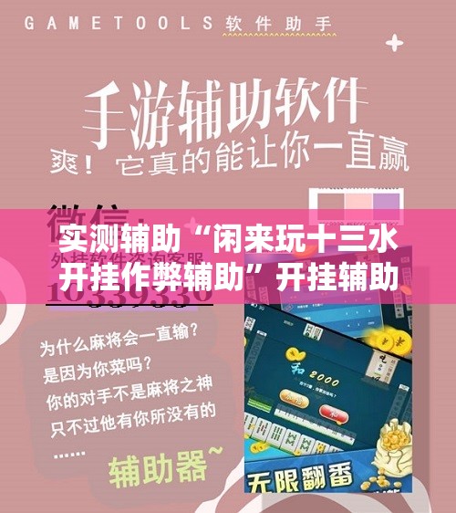 实测辅助“闲来玩十三水开挂作弊辅助”开挂辅助脚本+详细开挂安装教程