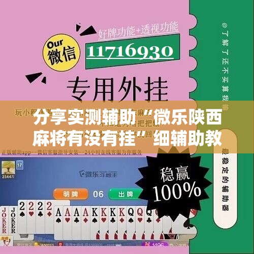 分享实测辅助“微乐陕西麻将有没有挂	”细辅助教程分享