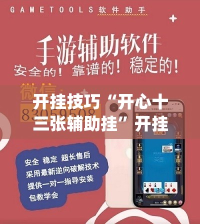 开挂技巧“开心十三张辅助挂”开挂(透视)辅助教程