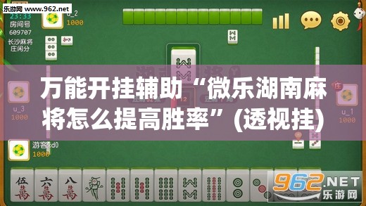 万能开挂辅助“微乐湖南麻将怎么提高胜率	”(透视挂)辅助下载教程
