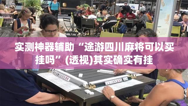 实测神器辅助“途游四川麻将可以买挂吗	”(透视)其实确实有挂