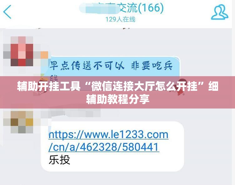 辅助开挂工具“微信连接大厅怎么开挂”细辅助教程分享