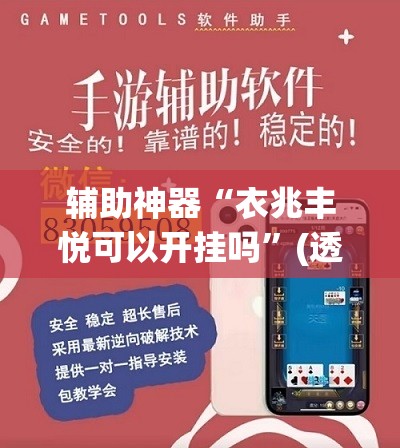 辅助神器“衣兆丰悦可以开挂吗”(透视挂)辅助下载教程