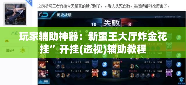玩家辅助神器：新蛮王大厅炸金花挂”开挂(透视)辅助教程