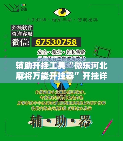 辅助开挂工具“微乐河北麻将万能开挂器	”开挂详细教程