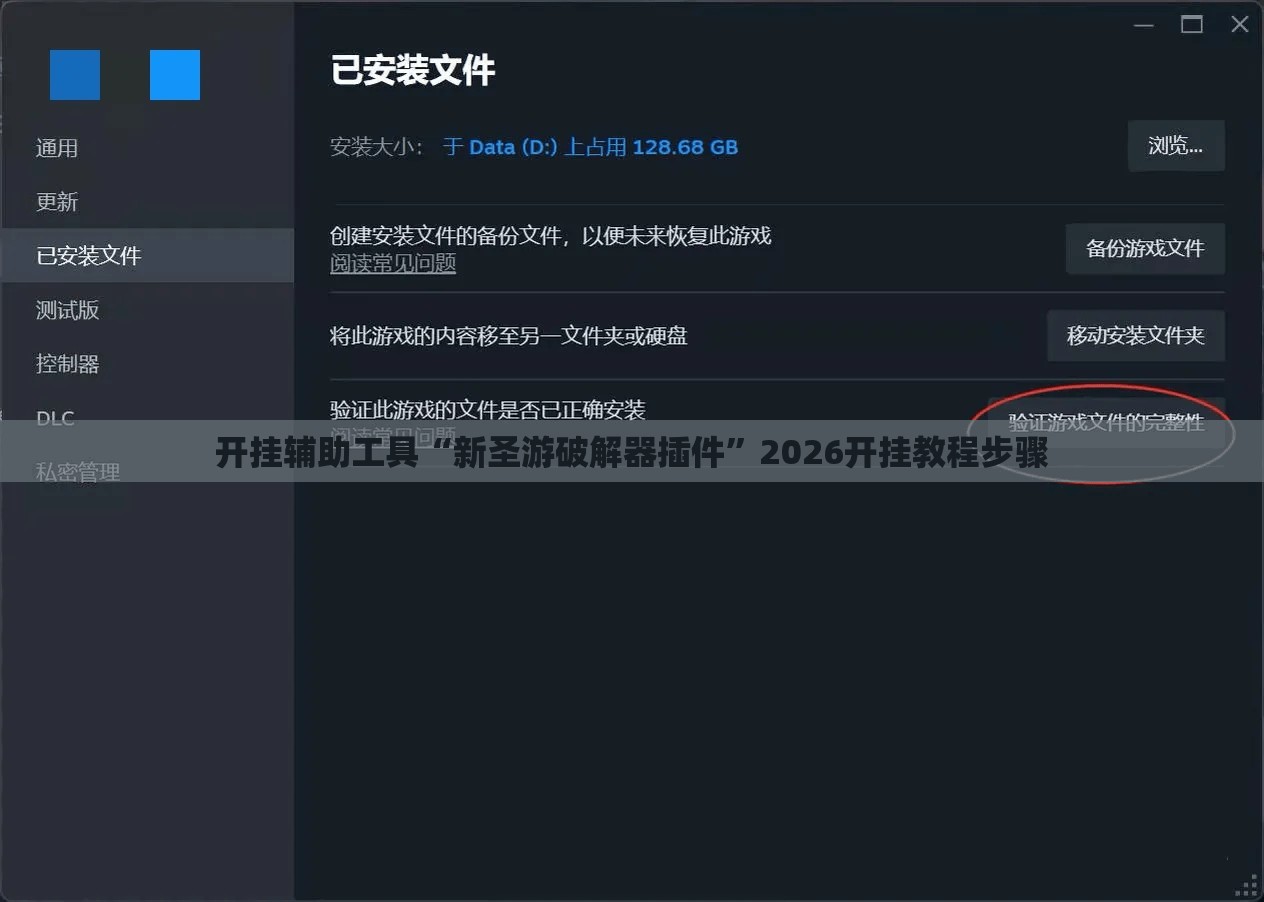 开挂辅助工具“新圣游破解器插件”2026开挂教程步骤