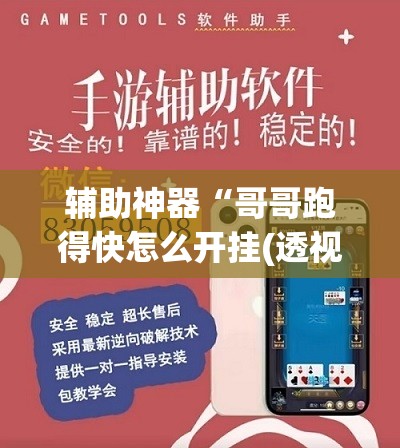 辅助神器“哥哥跑得快怎么开挂(透视)”开挂辅助脚本+详细开挂安装教程