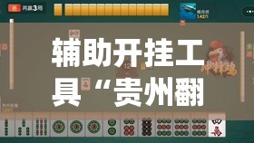 辅助开挂工具“贵州翻鸡麻将开挂辅助器通用版”(辅助神器)开挂详细教程