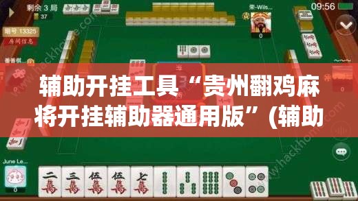 辅助开挂工具“贵州翻鸡麻将开挂辅助器通用版”(辅助神器)开挂详细教程