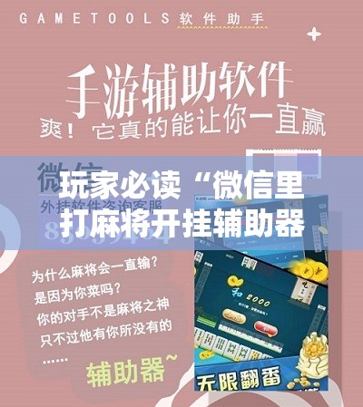 玩家必读“微信里打麻将开挂辅助器通用版”详细分享装挂步骤