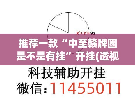 推荐一款“中至赣牌圈是不是有挂”开挂(透视)辅助神器