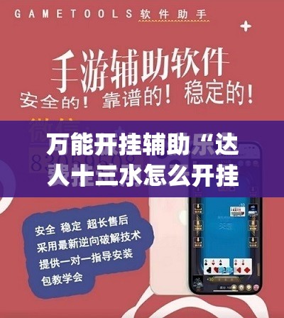 万能开挂辅助“达人十三水怎么开挂”开挂(透视)最新辅助详细