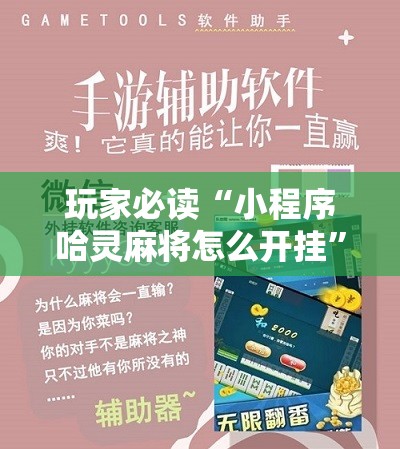 玩家必读“小程序哈灵麻将怎么开挂”详细分享装挂步骤