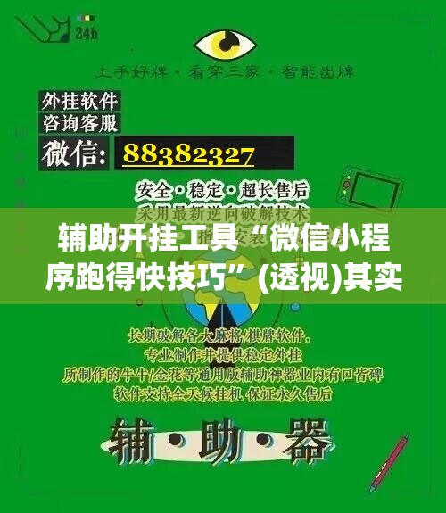 辅助开挂工具“微信小程序跑得快技巧”(透视)其实确实有挂