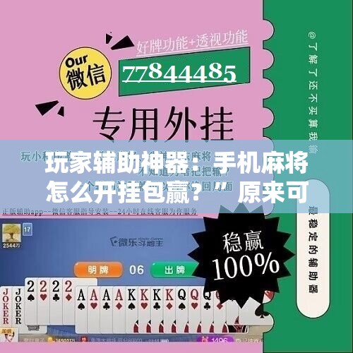 玩家辅助神器：手机麻将怎么开挂包赢？”原来可以开挂