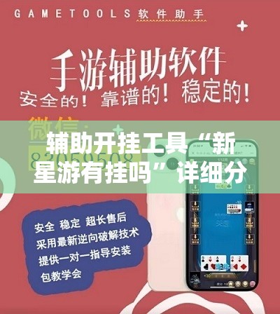 辅助开挂工具“新星游有挂吗”详细分享装挂步骤