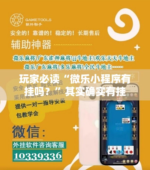 玩家必读“微乐小程序有挂吗？”其实确实有挂