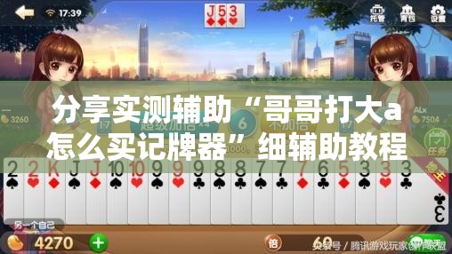 分享实测辅助“哥哥打大a怎么买记牌器”细辅助教程分享
