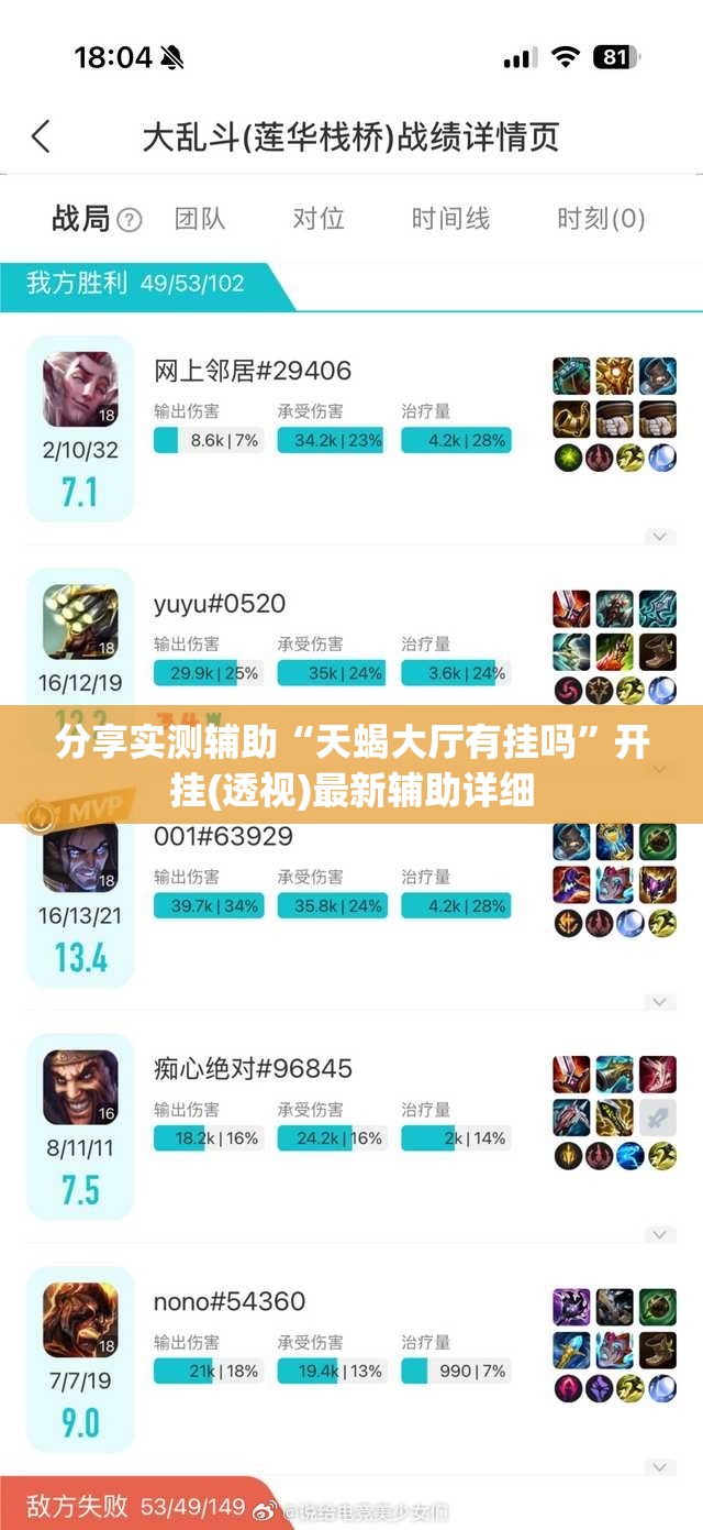 分享实测辅助“天蝎大厅有挂吗	”开挂(透视)最新辅助详细