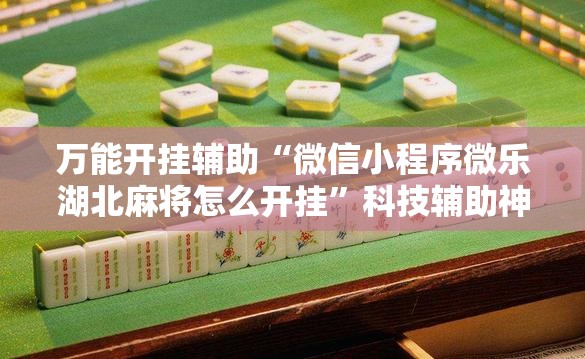 万能开挂辅助“微信小程序微乐湖北麻将怎么开挂	”科技辅助神器手机版
