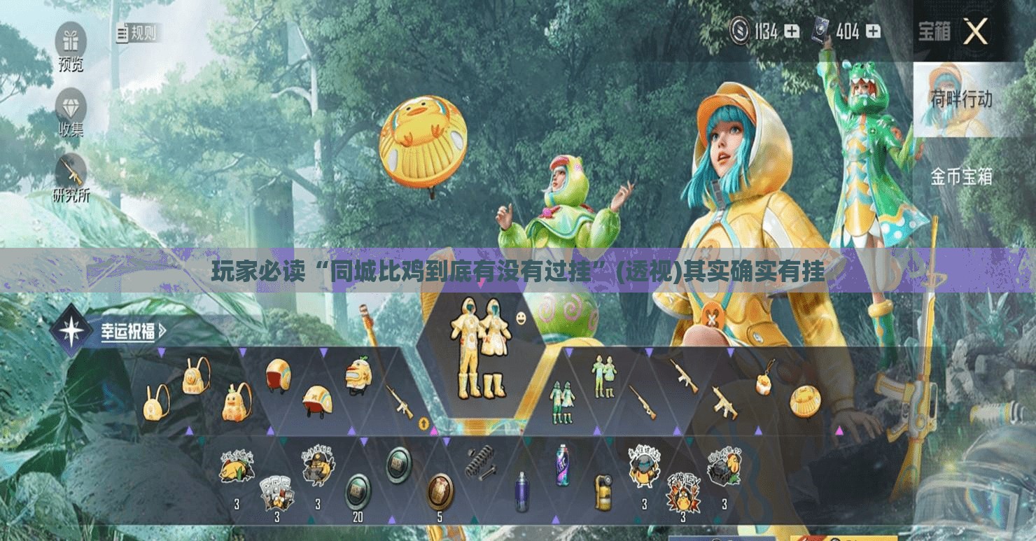 玩家必读“同城比鸡到底有没有过挂	”(透视)其实确实有挂