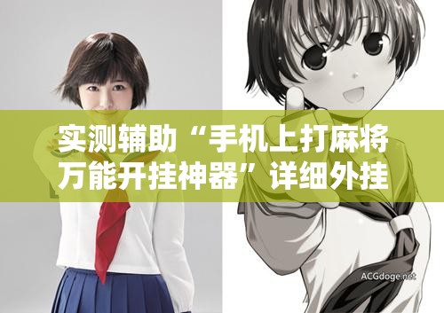 实测辅助“手机上打麻将万能开挂神器”详细外挂透视辅助软件教程