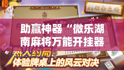 助赢神器“微乐湖南麻将万能开挂器”开挂辅助脚本+详细开挂安装教程
