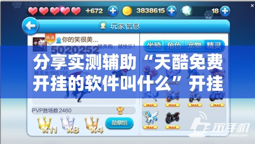 分享实测辅助“天酷免费开挂的软件叫什么”开挂详细教程
