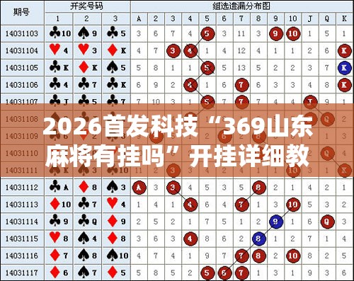 2026首发科技“369山东麻将有挂吗”开挂详细教程