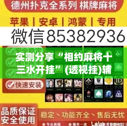 实测分享“相约麻将十三水开挂”(透视挂)辅助下载教程