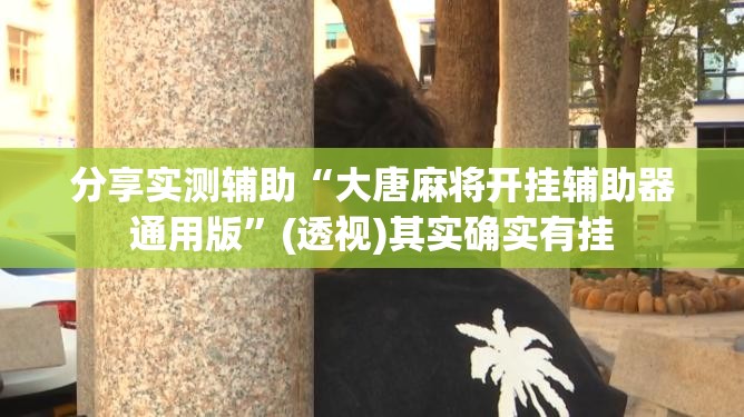 分享实测辅助“大唐麻将开挂辅助器通用版”(透视)其实确实有挂