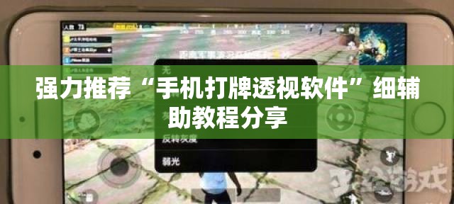强力推荐“手机打牌透视软件”细辅助教程分享