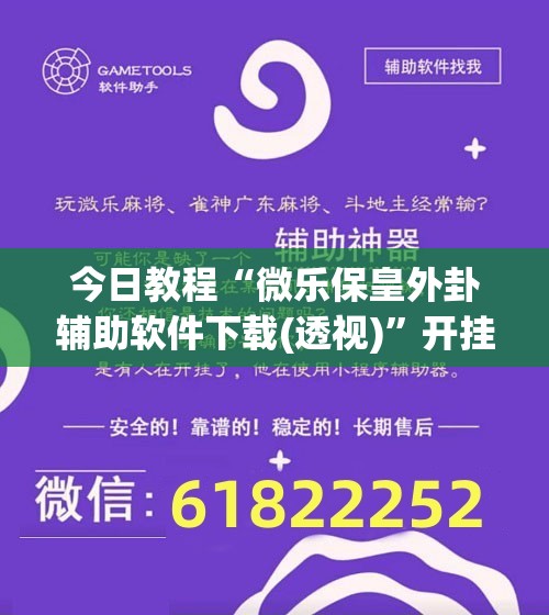 今日教程“微乐保皇外卦辅助软件下载(透视)”开挂辅助脚本+详细开挂安装教程